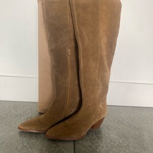 Never worn Matisse over the knee boots fawn suede